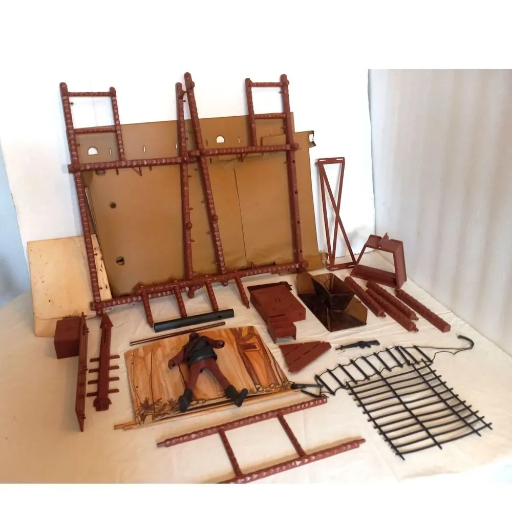 1974 Mego Planet of the Apes Treehouse (Catalog Version) INCOMPLETE w/ ORIG. BOX
